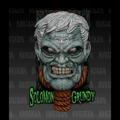Salomon.gif Download STL file Solomon Grundy Magnet • 3D printing template, GioteyaDesigns