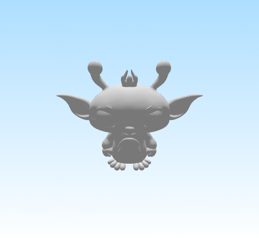 CUTE KAWAII ALIEN 3D model