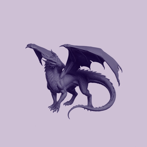 Quadruped Winged Dragon Drake Figurine