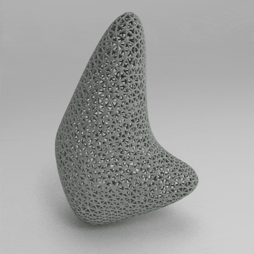 voronoi sculpture 10 3D model