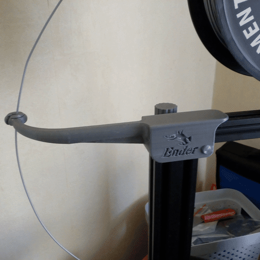 Ender 3 filament guide with anti-wear ring - Cults3D 3D Model | 3Drop