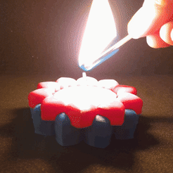 GIFMob_20221222_161913_347.gif Free STL file Tealight holder・3D printer design to download