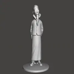 GIF.gif STL file figure of wang jen ghuia presents the blue lotus the adventures of tintin・Model to download and 3D print
