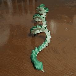 MVI_852.gif STL file flexible snake 90 cm・3D print design to download, mr3dprint