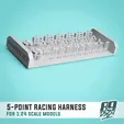 0.gif 5-Point Racing Harness Set for 1:24 scale models