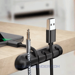 USB_CABLE_ORGANIZER_COVER.gif STL file USB CABLE ORGANIZER・3D printable model to download