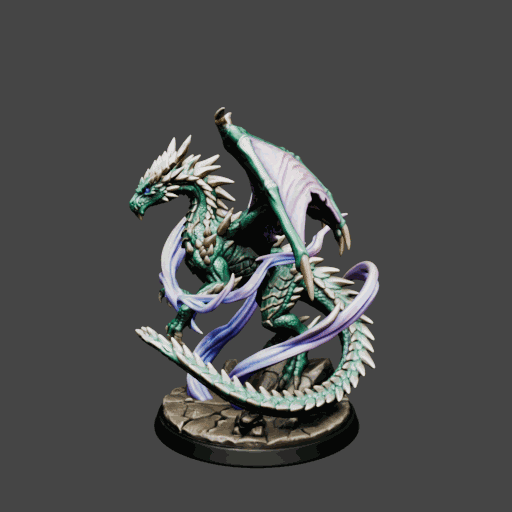 Wind Spirit Dragon Miniature