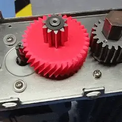 WhatsApp-Video-2023-09-27-at-07.58.36.gif STL file Spare Helical Gear (Neo One Paper Shredder SD817b)・Model to download and 3D print