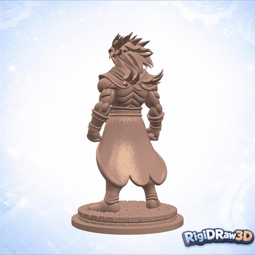 Powerful Super Saiyan Stone Warrior – RDW3D-GHUCP