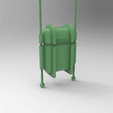 untitled.270.gif 3d parametric bag / container / basket / basket / purse / bag / wallet / clutch / clutch /voronoi