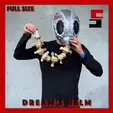 cults3d.gif Sandman helmet ARTICULATED The Helmet of Dreams Dream's Helm