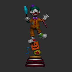malabarista.gif 3D file Clown Circus Juggler・3D print design to download