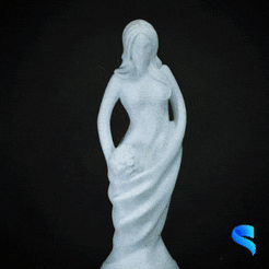 Mother-and-Child-Statue-Gifs.gif Archivo 3D Estatua de la madre y el niño・Modelo para descargar y imprimir en 3D