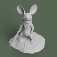 quill_turntable.gif STL file Quill from Polyarc Game "Moss"・3D printer design to download, ThatJoshGuy