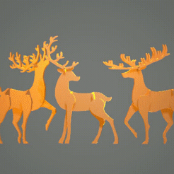 20201208_164530.gif STL file Christmas reindeer・3D print model to download, SRT
