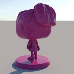 a.gif Télécharger le fichier STL pom-pom girl FUNKO • Objet imprimable en 3D, zaider