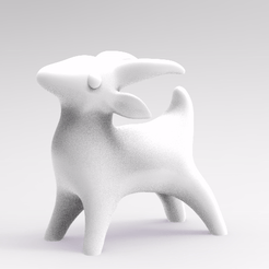 nuevo-gif.231.gif STL file decorative alebrije goat model・3D printing template to download