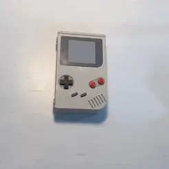 ezgif.com-optimize.gif Файл STL Игровой чехол для картриджа Nintendo Switch в стиле Game Boy・Модель для печати в 3D скачать