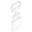 HOOK7.gif Free STL file HOOK + CASE COVID-19 (single multi-purpose hook)・Template to download and 3D print