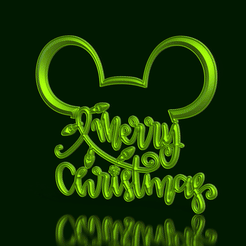 Merry-Christmas-A.gif Ornement de Noël Disney Style