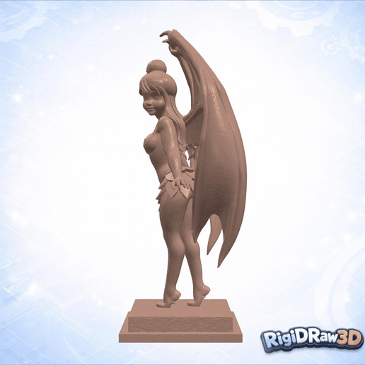 Winged Stone Fairy Girl Statue – RDW3D-2S0MG