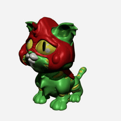 battlekitten.gif 3D-Datei KAMPFKÄTZCHEN (BABY CRINGER)・3D-druckbare Vorlage zum herunterladen