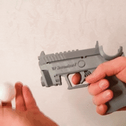 Trailer.gif Файл STL Пистолет для пинг-понга, печать на месте・Дизайн 3D принтера для загрузки