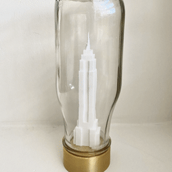 ezgif.com-gif-maker (1).gif Бесплатный STL файл Empire State Building Lamp・3D-печать объекта для загрузки