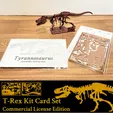 rex_kit-pic0.gif [3Dino Puzzle] T-Rex Kit Card Set (Commercial License Edition)