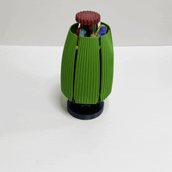 GIF.gif STL file Mechanical Flower Pencil Holder・3D printable model to download, EduCA