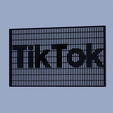 tik.gif TikTok Textflip  - Social Media Optical illusion - STL