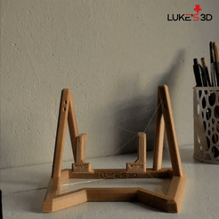 ezgif.com-gif-maker-3.gif Free STL file Impossible phone stand・3D print object to download, Lukes3D
