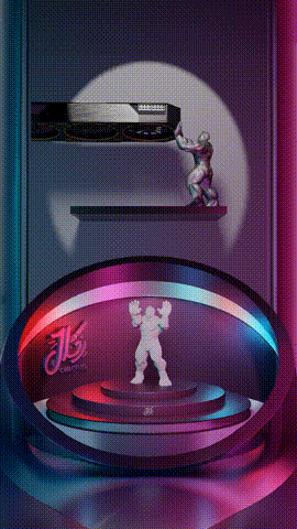 JL-0003-Hulk-GPU-Holder.gif Hulk GPU Holder - Marvel Hulk 3D Model for GPU Support