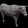 Taurus-Gif.gif Taurus Zodiac Bull Lowpoly Sculpture 3D print model