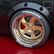 0.gif 3D file RST Wheel set 3 offsets 1-24th・3D printer model to download, BlackBox