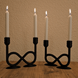 Infinity-Candle-Holder-Gif-2.gif INFINITY CANDLE HOLDER FOR IKEA JUBLA CANDLES
