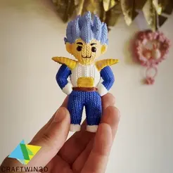 ezgif-1-d46aac6e45.gif 🌟 Knitted Vegeta Print in place no supports 🌟