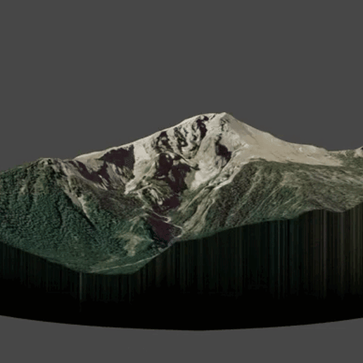 Malinche Volcano 3D model