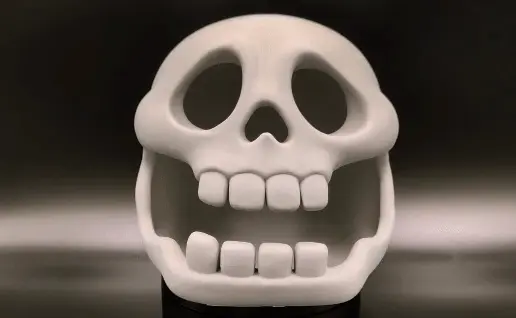 Cute Skull Figurine – 3D Printable Skeleton Head