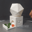 dicetower-store.gif D20 D6 DICETOWER WITH STORAGE COMPARTMENT (Easyprint - Presupported)
