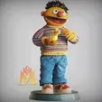 Ernie-Monster-Sesame-Street.gif Ernie -sesame Street - Classic cartoon/Tv series-FANART FIGURINE