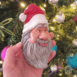 Pascuero-Gif-11.gif Descargar archivo STL gratis Santa Claus • Plan para la impresión en 3D, Pipe_Cox