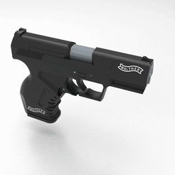 ezgif.com-gif-maker-1.gif STL file WALTHER P99 AIRSOFT GUN・Model to download and 3D print