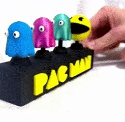 1-A-GIF.gif Archivo STL Pacman's Chase・Plan imprimible en 3D para descargar