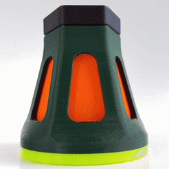 Alien-Spaceship-Container-Slideshow-Cults.gif STL file Alien Spaceship Container・Model to download and 3D print