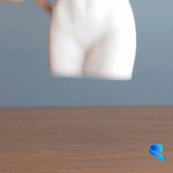 Summer-Body-Vase-Female-GIF-1.gif Файл 3D Ваза для летнего тела - женская・Дизайн 3D-печати для загрузки3D