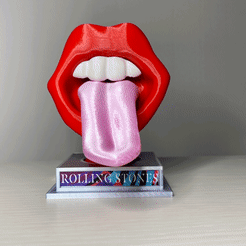ROLLINGS L0: Archivo 3D Trofeo del 60º aniversario de los Rolling Stones・Plan para descargar y imprimir en 3D, shades-of-glitter