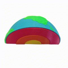 geografía-Tierra.gif Earth structure - Layers of the Earth