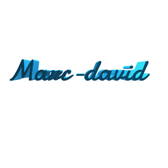 Marc-david.gif Archivo STL Marc-david・Modelo para descargar e imprimir en 3D