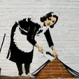 8k44.gif Suporte Alexa Echo Pop Banksy Maid